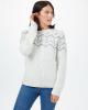 TENTREE Highline Wool Intarsia Sweater Couleur : Elm White Heather
