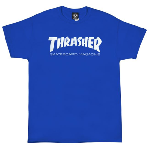 THRASHER T-SHIRT SKATE MAG ROYAL